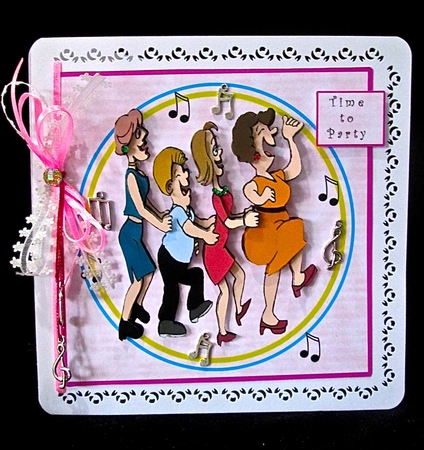 Do The Conga - Decoupage by Cynthia Massey