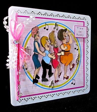 Do The Conga - Decoupage by Cynthia Massey