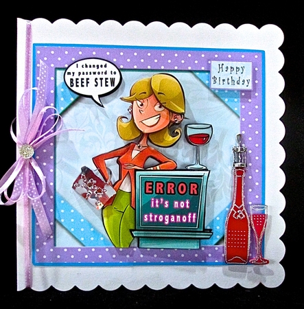 Password Error - Decoupage by Cynthia Massey