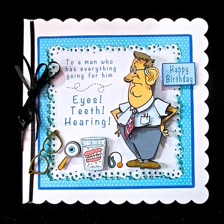 To A Man Who Has Everything Going For Him - Decoupage by Cynthia Massey