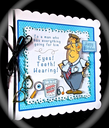 To A Man Who Has Everything Going For Him - Decoupage by Cynthia Massey