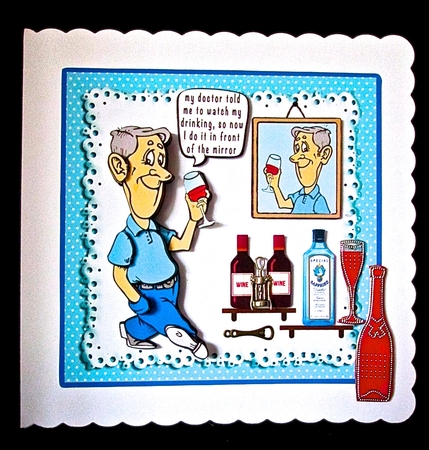My Doctor Told Me To Watch My Drinking Male - Decoupage by Cynthia Massey