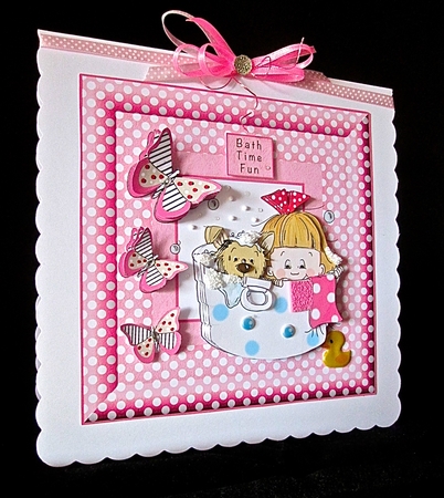 Bath Time Fun - Decoupage by Cynthia Massey