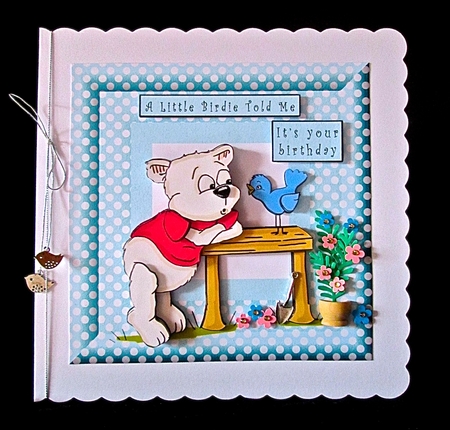 A Little Birdie Told Me - Decoupage by Cynthia Massey