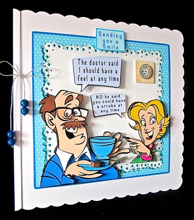The Doctor Said - Decoupage by Cynthia Massey