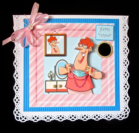 Lets Party Female - Decoupage by Cynthia Massey