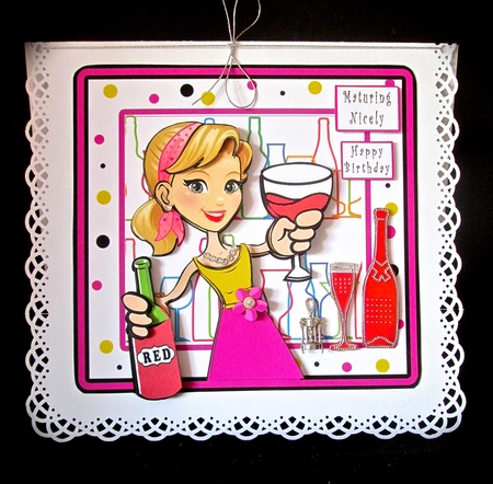 Maturing Nicely - Decoupage by Cynthia Massey