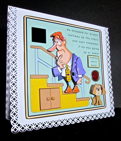He Stopped For Breath - Decoupage by Cynthia Massey
