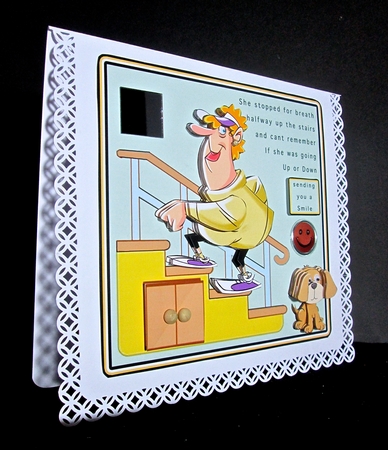 She Stopped For Breath - Decoupage by Cynthia Massey
