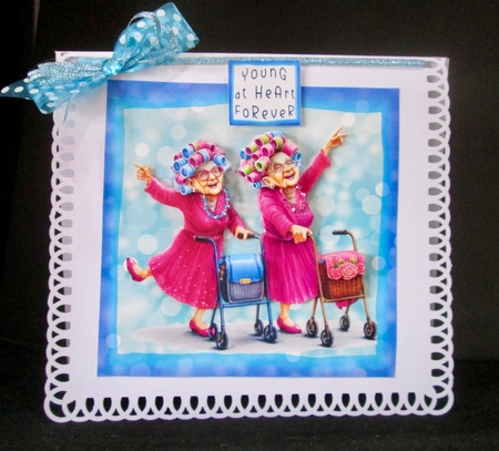 Young At Heart 1 - Decoupage by Cynthia Massey