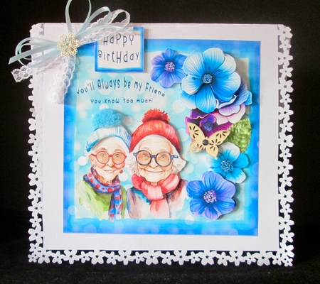 Youll Always Be My Friend - Decoupage by Cynthia Massey