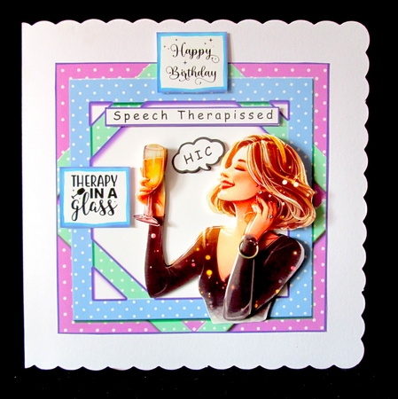 Speech Therapist - Decoupage by Cynthia Massey