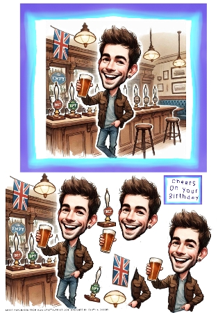 Pub Man by Cynthia Massey
