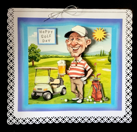 Golfer by Cynthia Massey
