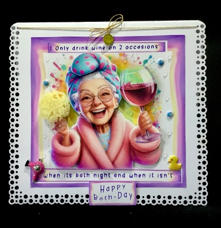 Wine O Clock Nan 2 by Cynthia Massey