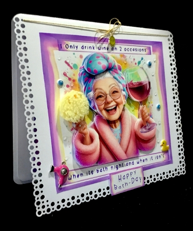 Wine O Clock Nan 2 by Cynthia Massey