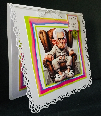 Grumpy Old Man 2 - Decoupage by Cynthia Massey