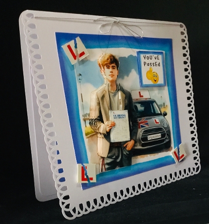 Youve Passed Male - Decoupage by Cynthia Massey
