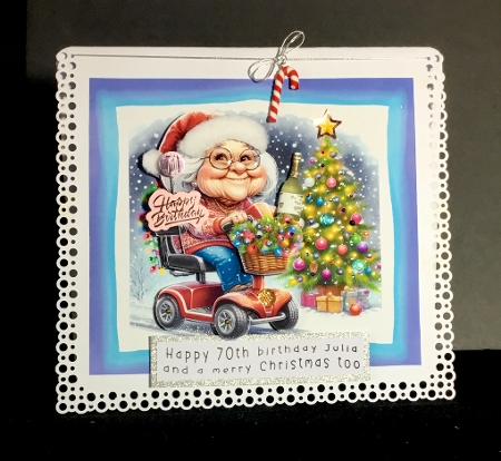 Scooter Granny 2 - Decoupage by Cynthia Massey