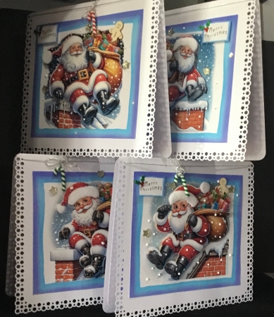 RoofTop Santa Bumper Kit by Cynthia Massey