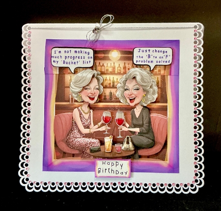 My Bucket List - Decoupage by Cynthia Massey