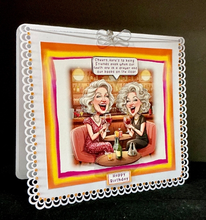 Friends, Even When - Decoupage by Cynthia Massey