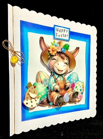 Easter Donkey - Decoupage by Cynthia Massey