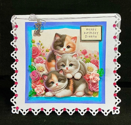 Adorable Kittens - Decoupage by Cynthia Massey