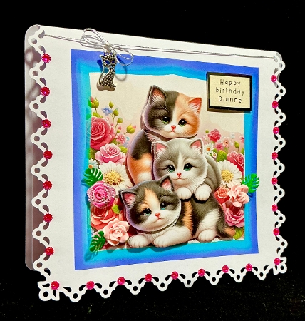 Adorable Kittens - Decoupage by Cynthia Massey