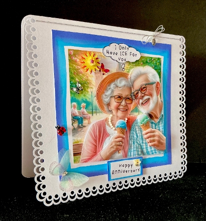 I Only Have Ice For You - Decoupage by Cynthia Massey