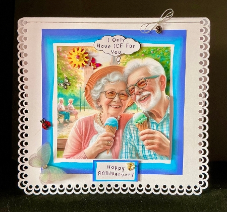 I Only Have Ice For You - Decoupage by Cynthia Massey