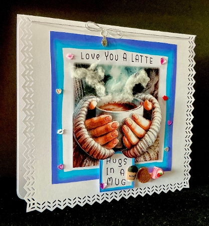 Love You A LATTE - Decoupage by Cynthia Massey