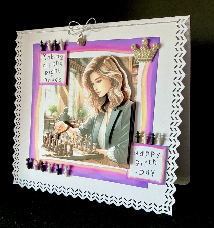 Chess-Making All The Right Moves - Decoupage by Cynthia Massey