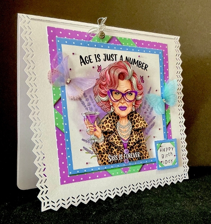 Age Is Just A Number 2 - Decoupage by Cynthia Massey