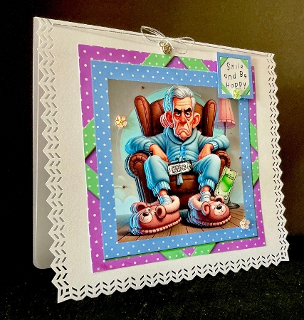 Mr Grumpy - Decoupage by Cynthia Massey