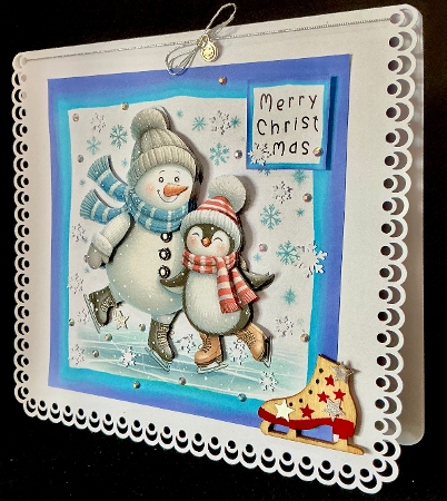 Ice Fun 1 - Decoupage by Cynthia Massey