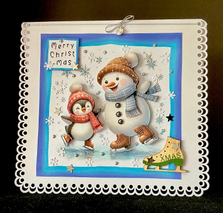 Ice Fun 4 - Decoupage by Cynthia Massey