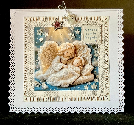 Santas Little Angels - Decoupage by Cynthia Massey