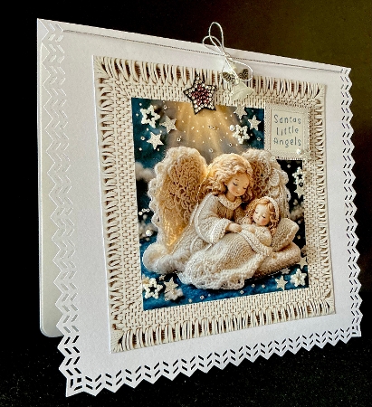 Santas Little Angels - Decoupage by Cynthia Massey