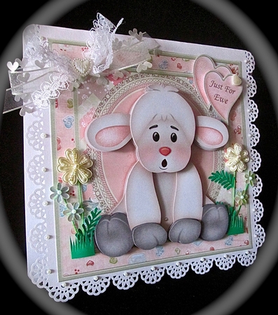 Just for Ewe Valentine Birthday Chinese New Year Mini Kit by Cynthia Massey