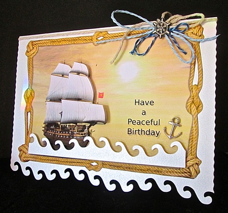 Sailboat Birthday Splendid Pyramid by Cynthia Massey