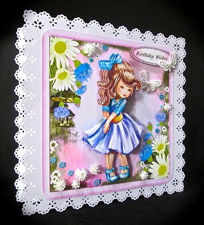 Crystals Flower Garden  by Cynthia Massey