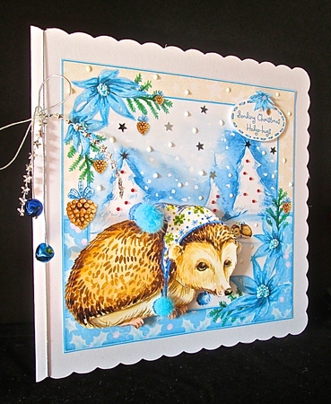 Sending Christmas Hedge-hugs by Cynthia Massey