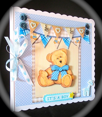 Baby Boy Teddie Mini Kit by Cynthia Massey