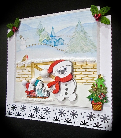 Snowbabes sleigh ride by Cynthia Massey