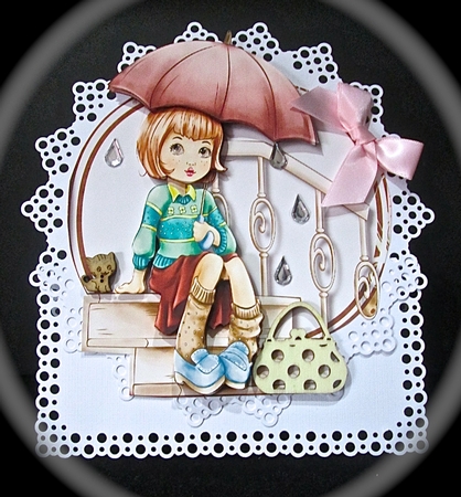 Sitting in the Rain  by Cynthia Massey