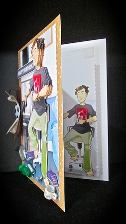 Console Dude 1 Insert by Cynthia Massey