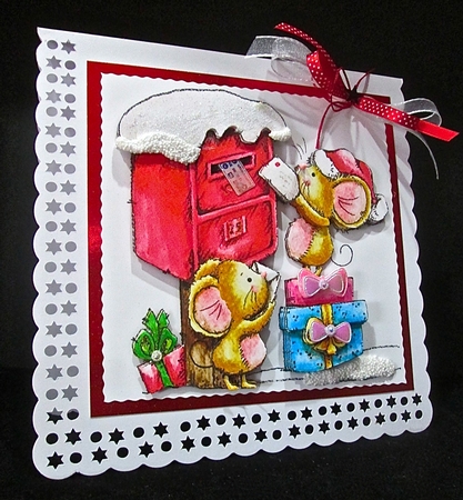 8x8 Mini Kit Micemas Post  by Cynthia Massey