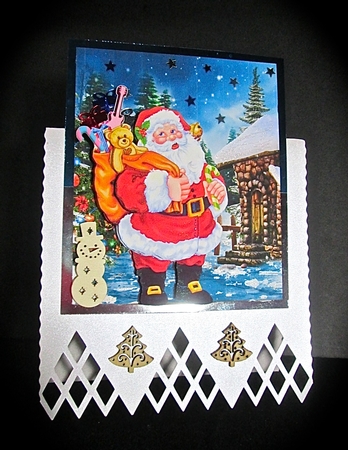 Santa loves Christmas by Cynthia Massey