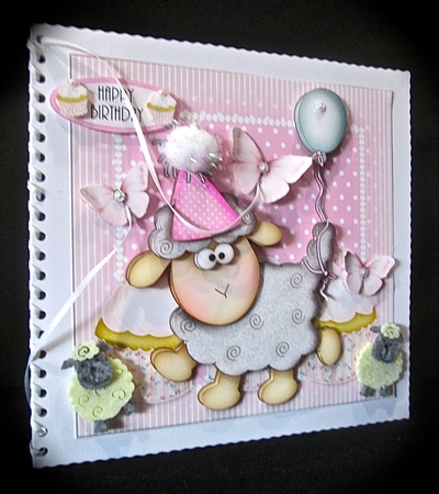 Birthday Sheep Mini Kit by Cynthia Massey